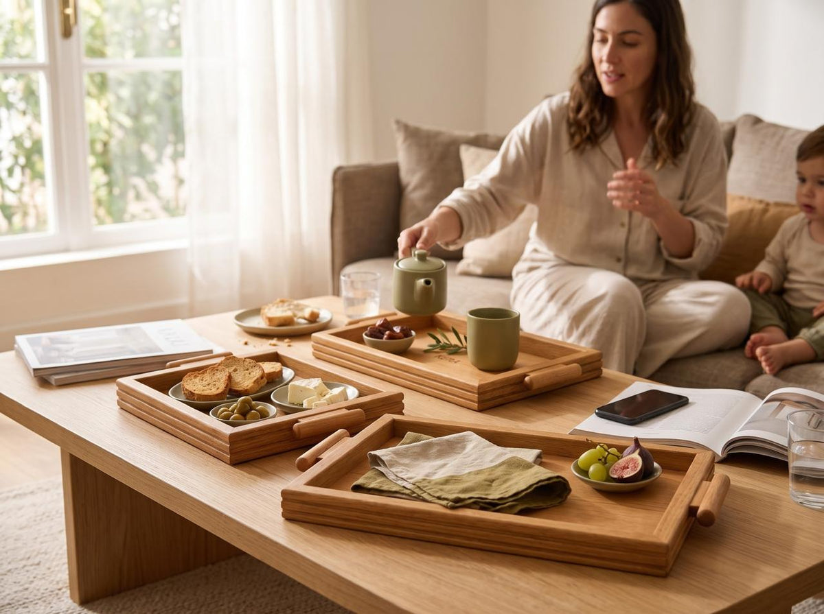 KERA Wooden Serving Tray – Large