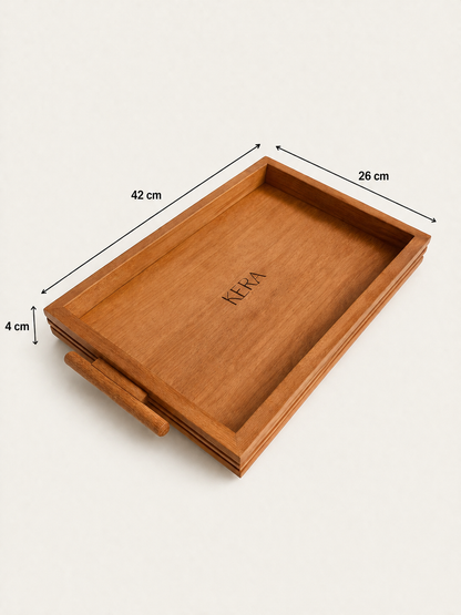 KERA Wooden Serving Tray – Large